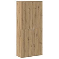 Hoogbord Artisan Eiken 80x35x180 cm Geengineerd Hout - thumbnail
