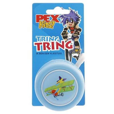PexKids bel vliegtuig op kaart