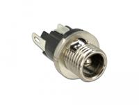Delock 89911 Laagspannings-connector Bus, inbouw 5.5 mm 2.5 mm 1 stuk(s) - thumbnail