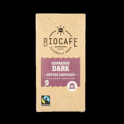 Biocafe Espresso capsules bio 20 Stuks Biocafe Espresso capsules bio 20 Stuks