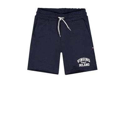Vingino Essentials sweatshort met logo donkerblauw Vingino Essentials sweatshort met logo donkerblauw