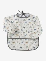 Slab lange mouwen wit, bedrukt - thumbnail