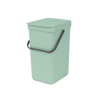 Brabantia Sort & Go afvalemmer 12 liter light grey - thumbnail