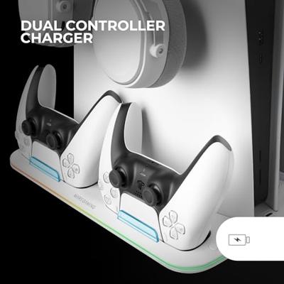 Steun voor oortelefoontjes Mars Gaming MPS5B2 Wit Steun voor oortelefoontjes Mars Gaming MPS5B2 Wit