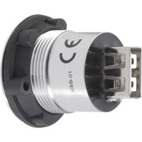 TRU COMPONENTS USB-01 USB-inbouwbus 2.0 Bus, inbouw USB-bus type A naar USB-bus type A Inhoud: 1 stuk(s) - thumbnail