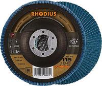 Rhodius 210481 LSZ F3 Lamellenschijf Diameter 115 mm Boordiameter 22.23 mm Korrelgrootte (num) 80 RVS 1 stuk(s) - thumbnail