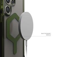 Urban Armor Gear Plyo Pro Backcover Samsung Galaxy S24 Ultra Ice, Transparant, Olijf MagSafe compatible - thumbnail