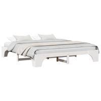 Bedframe Wit 180 x 200 cm Massief grenenhout - thumbnail
