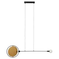 Zuiver Hanglamp 'Sirius' 133cm breed, kleur Zwart/Goud - thumbnail