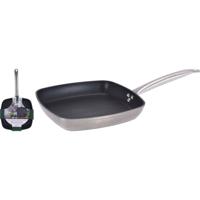 Excellent Houseware grillpan 26 cm zilver - thumbnail