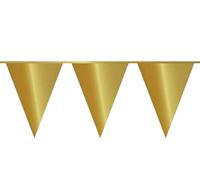 Gouden mini vlaggenlijn - 3 meter - thumbnail