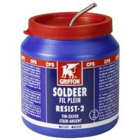 Griffon Resist-2® Draadsoldeer Tin/Zilver 97/3 Massief | Ø 2.0 mm Pot | 500 g - 1236290 - thumbnail