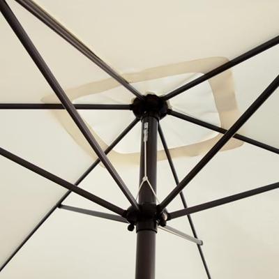 Parasol Aktive 270 x 259 x 270 cm Staal Aluminium Crème