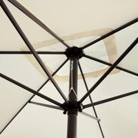 Parasol Aktive 270 x 259 x 270 cm Staal Aluminium Crème - thumbnail