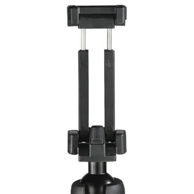 Hama Tafelstatief 1/4 inch Werkhoogte: 16 - 19 cm Zwart Kogelkop, Waterpas, Incl. smartphonehouder