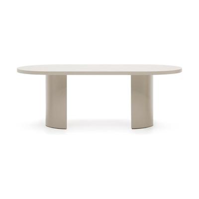 Kave Home Nealy eettafel 200x100 cm Ecru