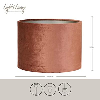 Lampenkap Gemstone 40-40-30 terra