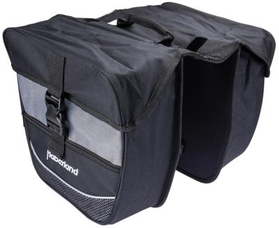 Haberland dubbele tas "einsteiger-serie" twin bag einsteiger series b/sil.