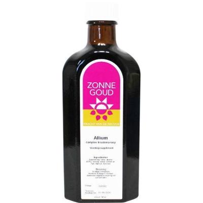 Zonnegoud Allium siroop 150 Milliliter Zonnegoud Allium siroop 150 Milliliter