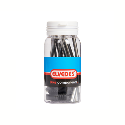 Elvedes Cable Systems BV Pot v-brake kabelbocht elvedes flex | incl. rubber | p10 Elvedes Cable Systems BV Pot v-brake kabelbocht elvedes flex | incl. rubber | p10