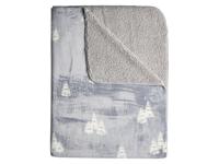 LIVARNO home Fleece plaid 140 x 180 cm (Grijs) - thumbnail