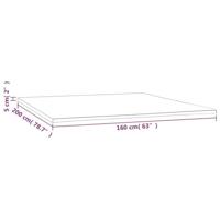 VidaXL Dekmatras 160x200x5 cm - thumbnail