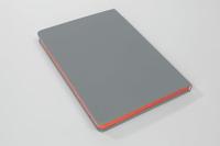 Sigel LS200 Notitieboek Linescape Hardcover DIN A5 Geruit Lichtgrijs, Neon-oranje Aantal paginas: 88 - thumbnail