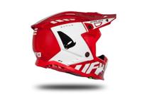 UFO PLAST Helmet echus m red/white - thumbnail
