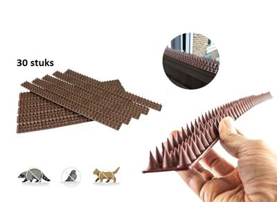 30 Kinzo anti-klim strips - 15 meter - Voor het weren van dieren of dieven