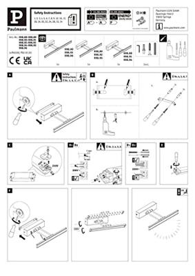 Paulmann Thirty 99894 LED-schilderijlamp 5 W Warmwit Nikkel (geborsteld)