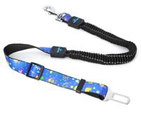 Nobleza Hondengordel met handvat - Elastisch - Blauw - Lengte 90 cm - thumbnail