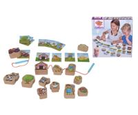 Janod Eichhorn houten rijgspel 13dlg. - thumbnail