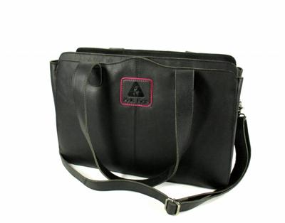 Dames schoudertas tablet werktas zwart