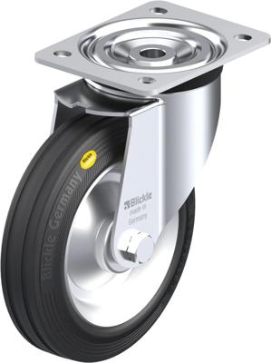 Blickle L-RD 182R Zwenkwiel Wieldiameter: 180 mm Draagvermogen (max.): 300 kg 1 stuk(s)