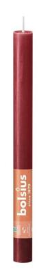 Bolsius huishoudkaars rustiek 27 cm delicate red