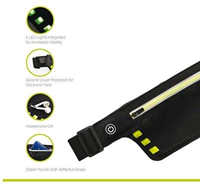 Hardloopriem - SCHILDKRÖT - Wheel Bee Running Heuptas Night Runner LED-licht