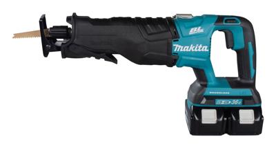 Makita DJR360PT2 Accu Reciprozaag 2x18V 5.0Ah in koffer - thumbnail