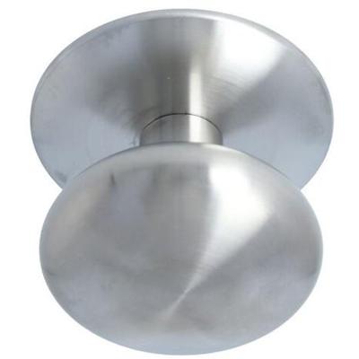 Formani Basics LB80V voordeurknop vast op rozet - mat RVS