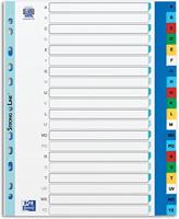 Tabbladen oxford a4+ 11r pp a-z 20dlg kleur - thumbnail