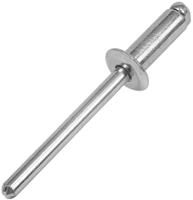 Gesipa Blindklinknagel | klinknagelschacht d x l 6,4 x 8 mm | staal / staal | 250 stuks - 1433563 1433563 - thumbnail