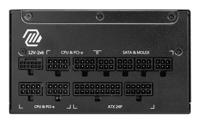 MSI MAG A1000GL PCIE5 II power supply unit 1000 W 24-pin ATX ATX Zwart - thumbnail