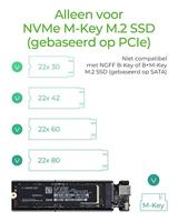 ICY BOX 1817MA-C31 behuizing voor opslagstations M.2 SDD-behuizing Zilver - thumbnail