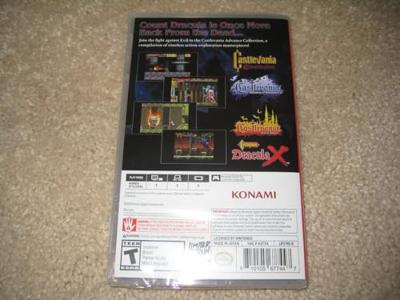 Castlevania Advance Collection - Circle of the Moon Cover (Limited Run Games)