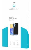 Just in Case Soft TPU Case voor Samsung A15 4G/5G Telefoonhoesje Zwart - thumbnail