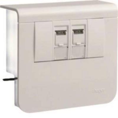 Hager Sonstige Installationstechnik Apparaatinzetstuk RJ45 Cat.6 voor Accessoires voor elektroplintsysteem Wit 1 stuk(s)