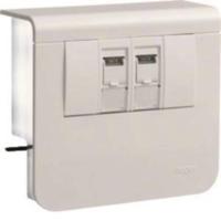 Hager Sonstige Installationstechnik Apparaatinzetstuk RJ45 Cat.6 voor Accessoires voor elektroplintsysteem Wit 1 stuk(s) - thumbnail