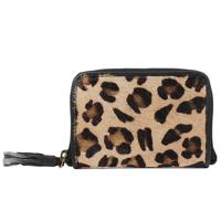 Bear Design Zip Around Portemonnee Cheetah - thumbnail