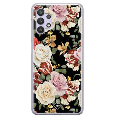 Samsung Galaxy A32 5G siliconen hoesje - Flowerpower Samsung Galaxy A32 5G siliconen hoesje - Flowerpower