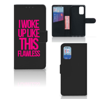 Samsung Galaxy A32 4G Hoesje met naam Woke Up - Origineel Cadeau Zelf Maken - thumbnail