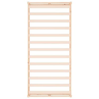 Bedframe massief hout 100x200 cm